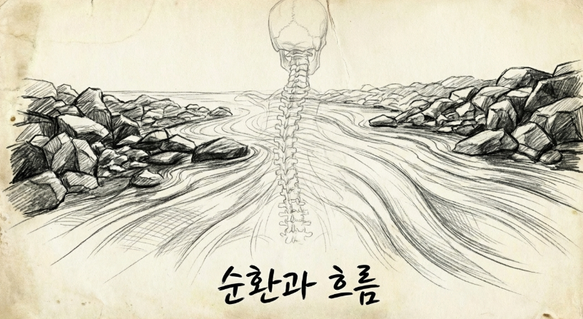 불면증 개선을 위한 척추 주변 자율신경 조절과 심부 근육 재활 침 치료 장면