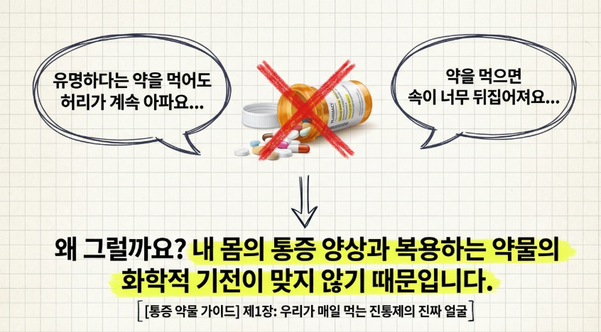 길음역 허리통증 한의원에서 상세히 분석한 아세트아미노펜의 중추신경계 작용 원리
