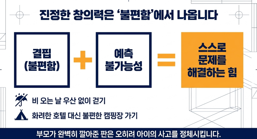 남자아이 훈육에서 중요한 창의력은 불편함에서 나오는 이미지 예시