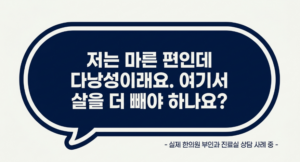 마른 다낭성난소증후군으로 내원한 환자의 이야기