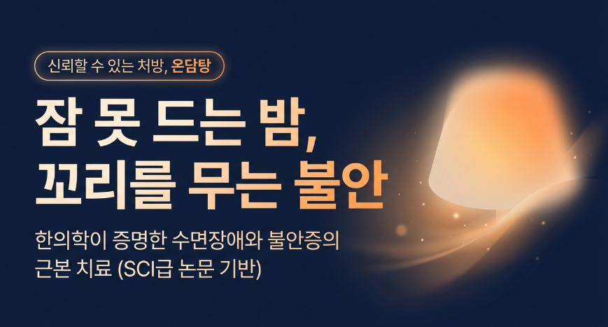 불안장애 한약중에 효과적인 온담탕에 대한 논문 표지 이미지
