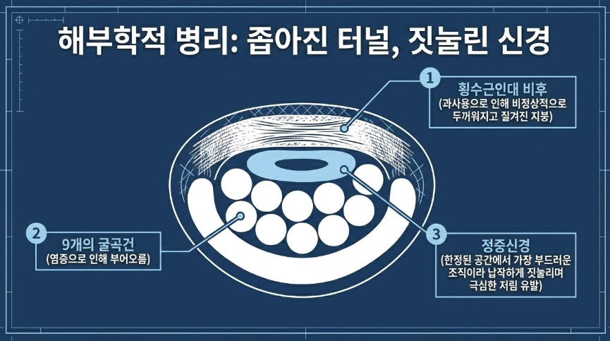 손목터널증후군 도침치료가 필요한 해부학적 이유
