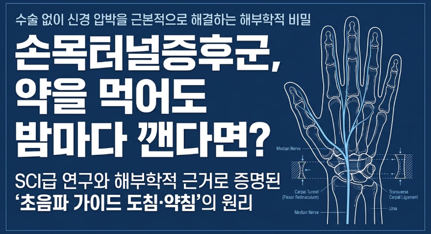 손목터널증후군 침치료가 효과적인 이유